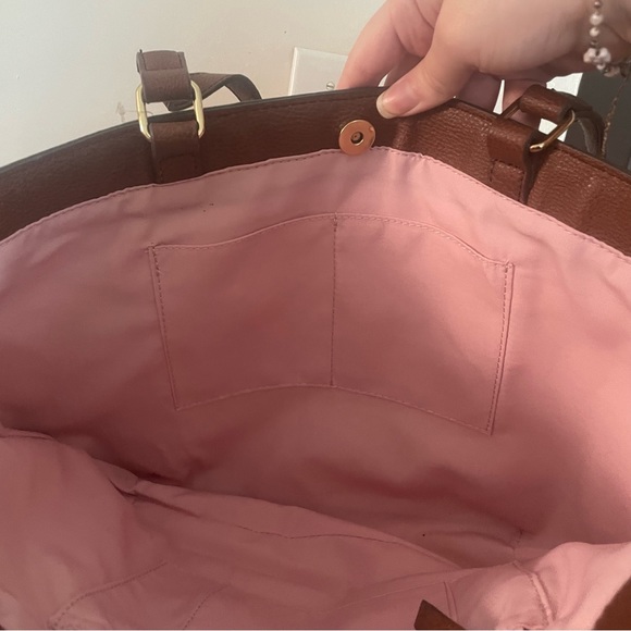 Liz Claiborne aloha tote bag tropical lush purse BNWT vacation palm trees - Picture 9 of 11